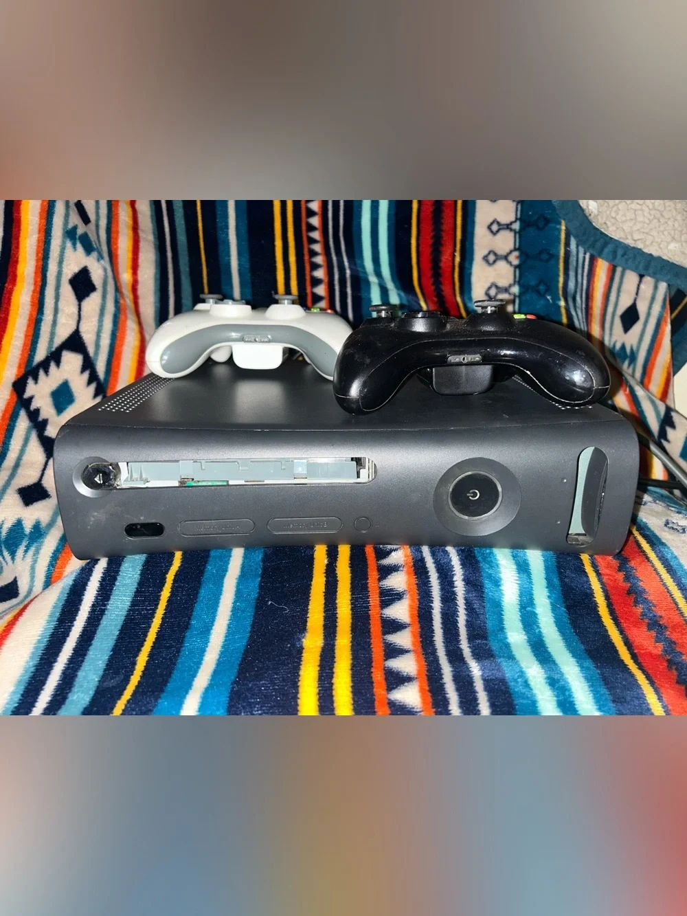 X-Box 360 Console includes Game, Cords & 2 Remotes